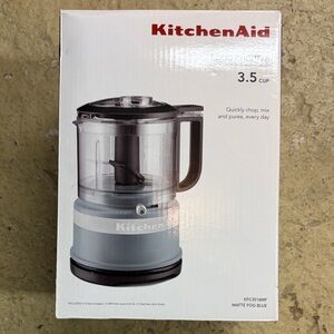 KitchenAid 3.5 Cup Food Chopper - Matte Blue and Black